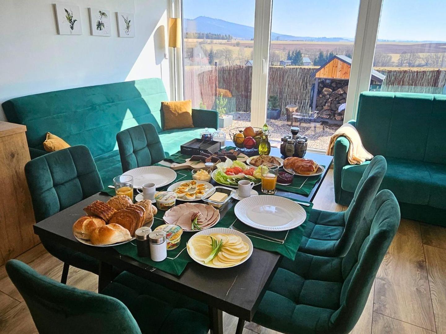 Rajska Polana Domki Premium ,Na Odludziu Z Prywatna Balia Z Jacuzzi I Sauna ,Cisza,Rowery Elektryczne,Gory,Astroprzygoda,- Adrspach, Skalne Miasto, Zamek Ksiaz,Andrzejowka,Karpacz, Sniezka,Janskie Laznie,Pec Mieroszow المظهر الخارجي الصورة